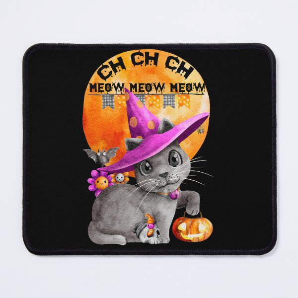 Item preview, Ch Ch Ch Meow Meow Meow Cat Halloween Horror designed and sold by Gothic Fantasy.