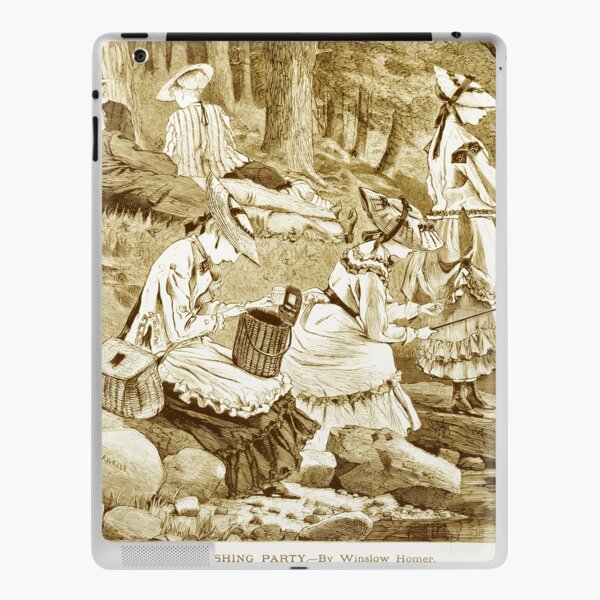 HD The fishing party, by Winslow Homer (1836/1910) iPad Skin