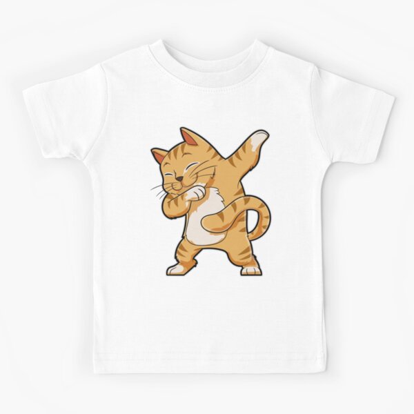 Dabbing Baseball Shirt Funny Ball Dab Dance Kids Gift - Cat - Sticker