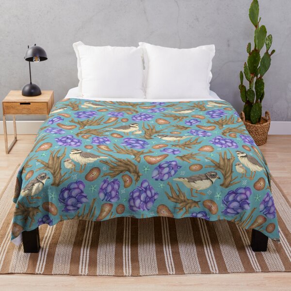 Item preview, Teal Shoreline Sandpipers designed and sold by smoothfoxill.