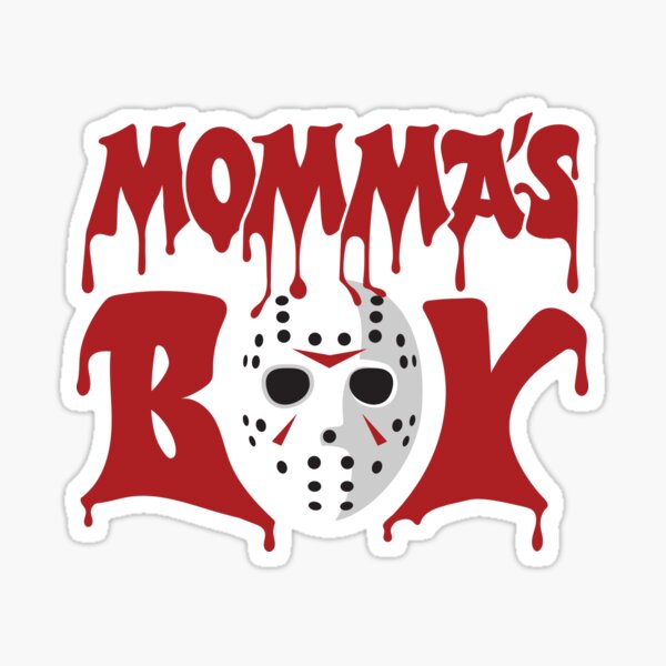 Mommas Babe Jason Voorhees Halloween Sticker For Sale By SpecAli Redbubble
