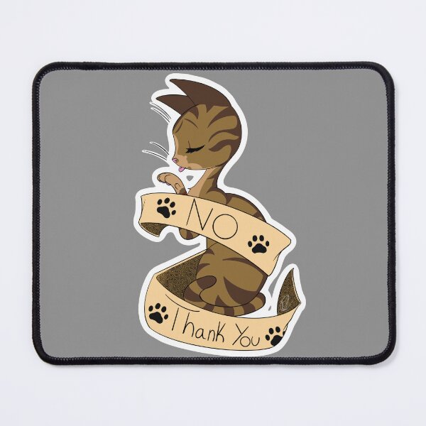 Item preview, No Thank You Tabby Cat designed and sold by GrinningGinger.