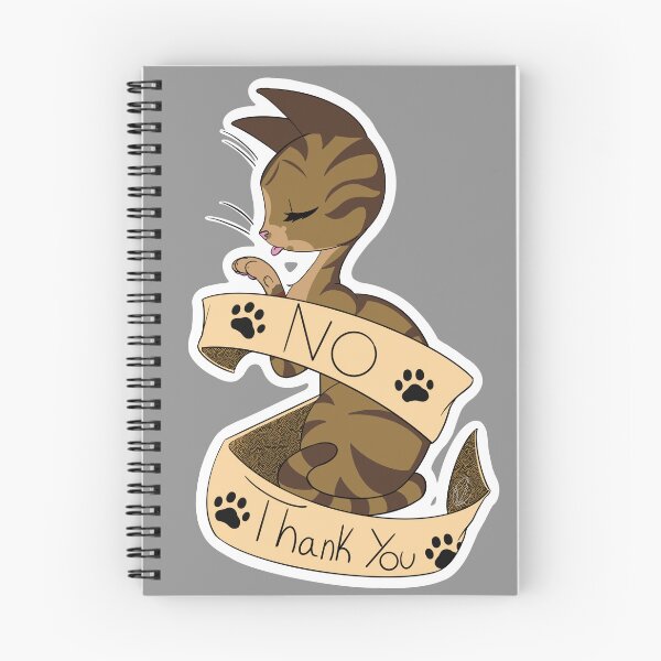 Item preview, No Thank You Tabby Cat designed and sold by GrinningGinger.