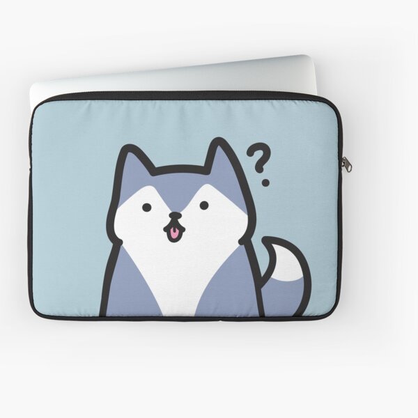 Simple Husky Understands Nothing and has Absolutely No Education Laptop Sleeve