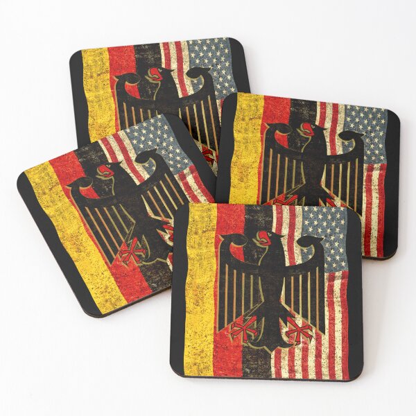 Item preview, Coat of arms of Germany with American Flag, German Americans Gift designed and sold by Tamarage.