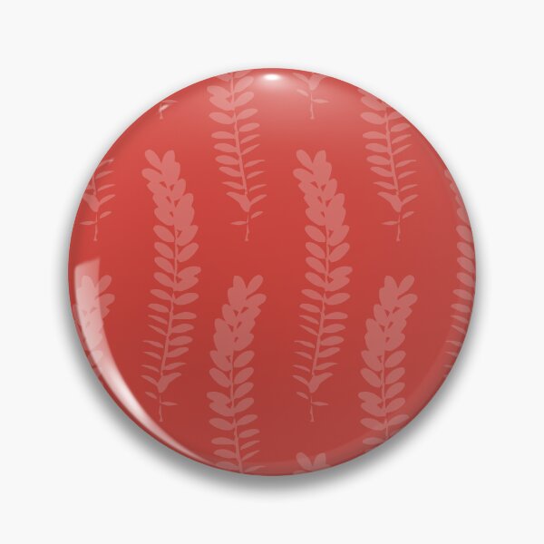 Item preview, Delicate and elegant ferns in a simple repeating pattern - tangerine orange monochromatic designed and sold by FrancesPoff.