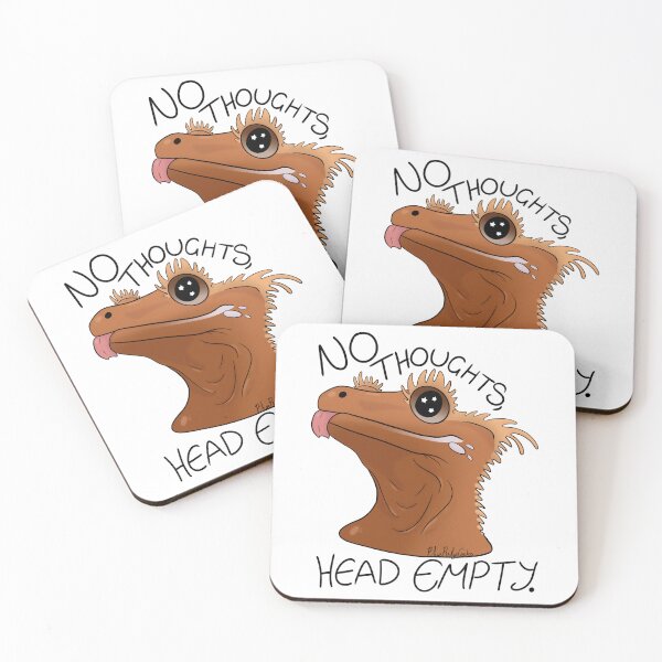 Item preview, No Thoughts, Head Empty.  designed and sold by BlueRidgeGeckos.