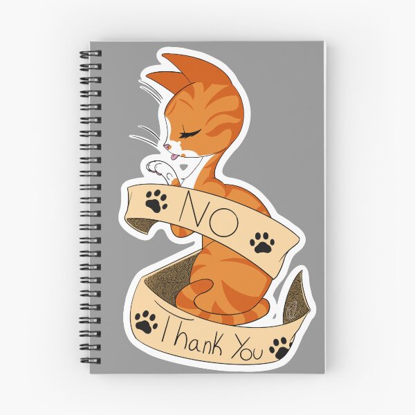 Item preview, No Thank You Ginger Cat designed and sold by GrinningGinger.