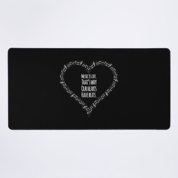 Item preview, Music Is Life Thats Why Our Hearts Have Beats Essential T-Shirt designed and sold by Sapphiresacosta.