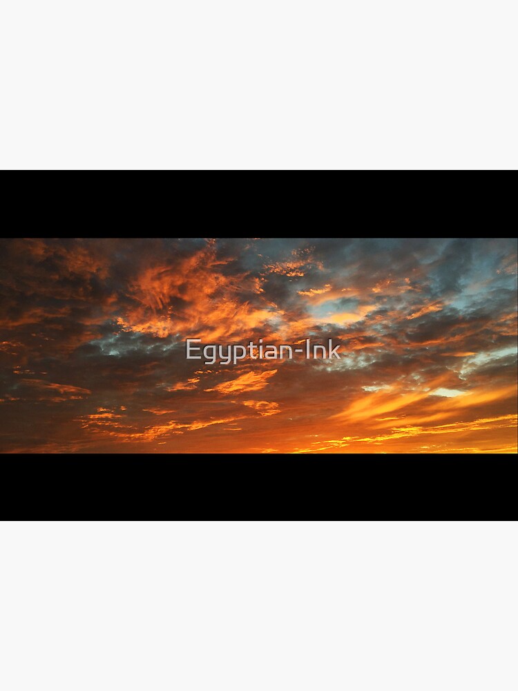 Thumbnail 2 of 2, Art Board Print, Sunset Fire designed and sold by Egyptian-Ink.