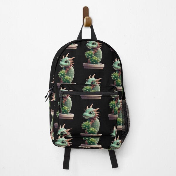 Item preview, Cute Kawaii Green Cactus Dragon designed and sold by Valro.