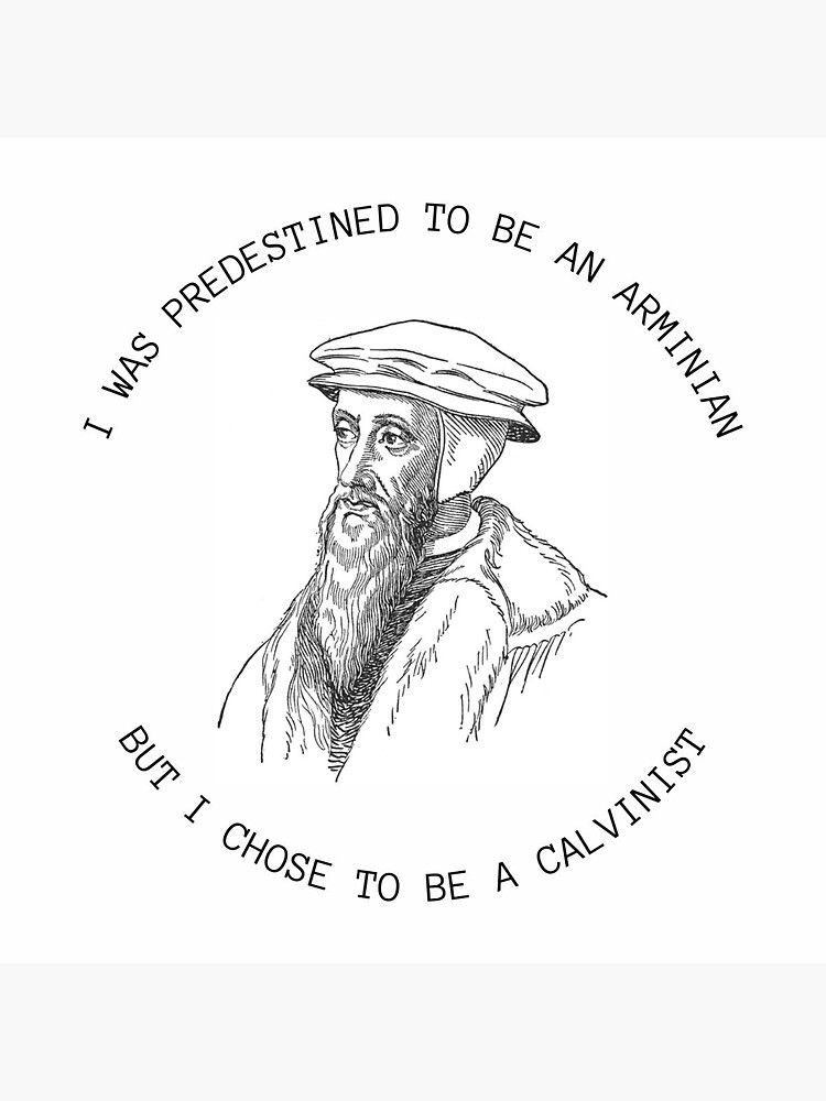 "Arminian/Calvinist" Sticker for Sale by DefLeper Redbubble