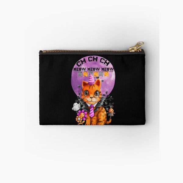 Item preview,  Ch Ch Ch Meow Meow Meow Cat Halloween Horror designed and sold by Gothic Fantasy.