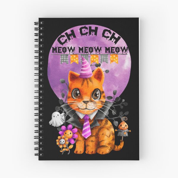 Item preview,  Ch Ch Ch Meow Meow Meow Cat Halloween Horror designed and sold by Gothic Fantasy.