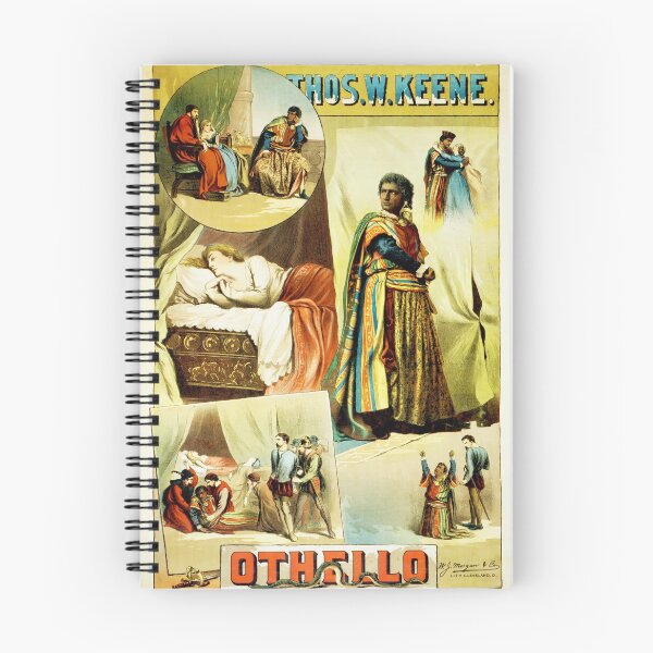Item preview, HD Thomas Keene in Othello 1884 Original restored Poster designed and sold by MINDTHECHERRY.