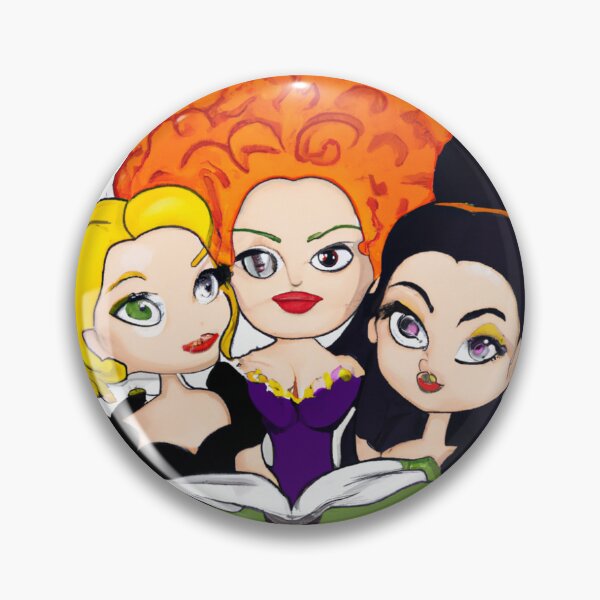 Item preview, Hermanas Hocus Pocus Sanderson Pegatina designed and sold by Naomi Gutierrez Parrish.