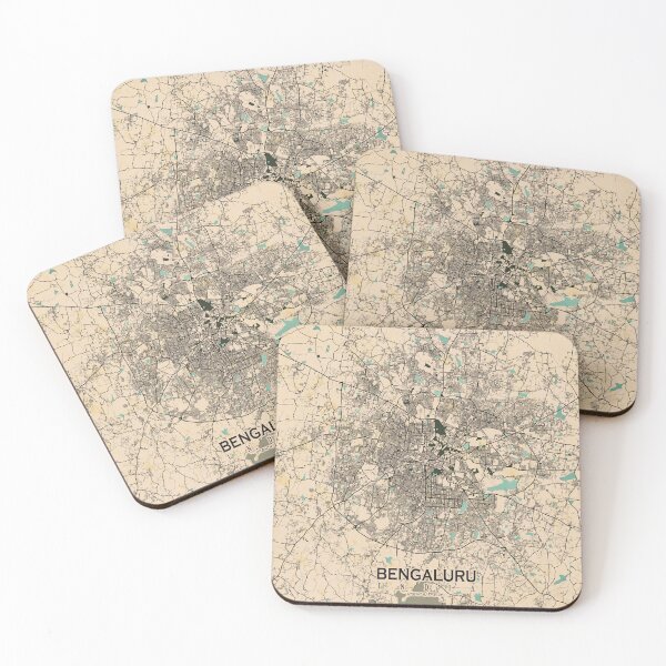 Item preview, Bengaluru City Map of India - Vintage designed and sold by deMAP.