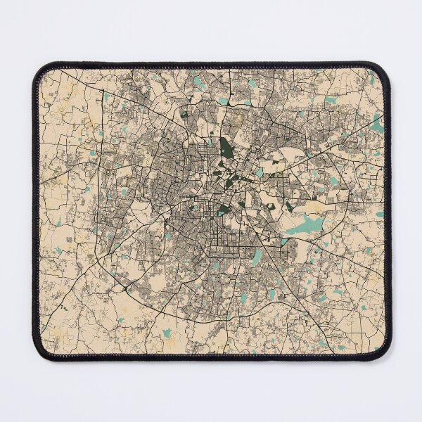 Item preview, Bengaluru City Map of India - Vintage designed and sold by deMAP.