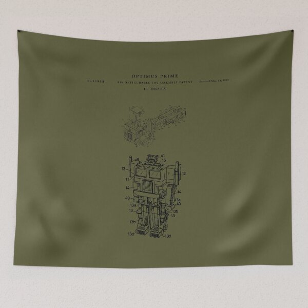 Artikelvorschau, Optimus Prime Patent Drawing Blueprint Design entworfen und verkauft von CarolinHamm.