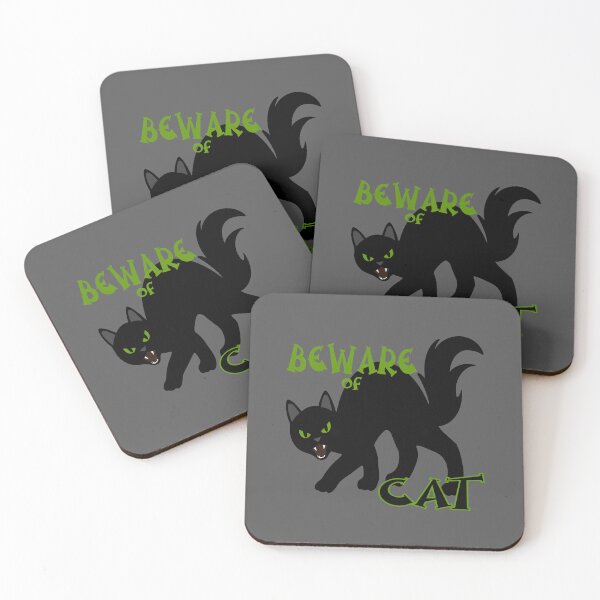Item preview, BEWARE of CAT designed and sold by PawsitiveMum.