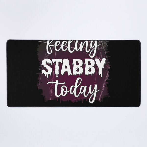 Item preview, Feeling Stabby Today Spider Web Halloween designed and sold by zegeburdau.