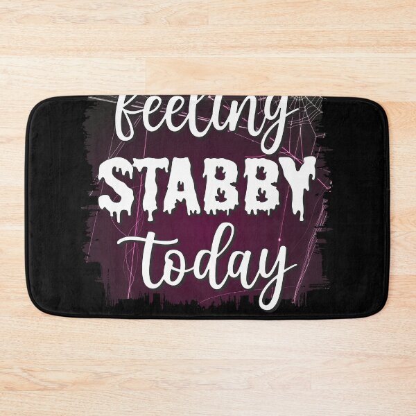 Item preview, Feeling Stabby Today Spider Web Halloween designed and sold by zegeburdau.