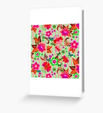 Vector Floral Greeting Card