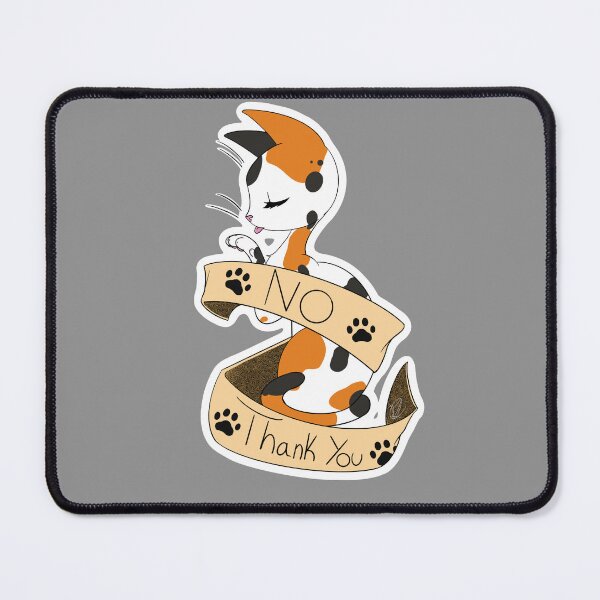 Item preview, No Thank You Calico designed and sold by GrinningGinger.