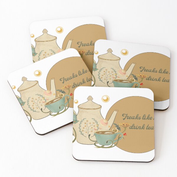 Item preview, Freaks drink tea  designed and sold by cheshirelins.