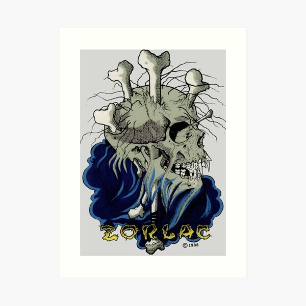 スカルアート Pushead Skul 'n' Bones Skull