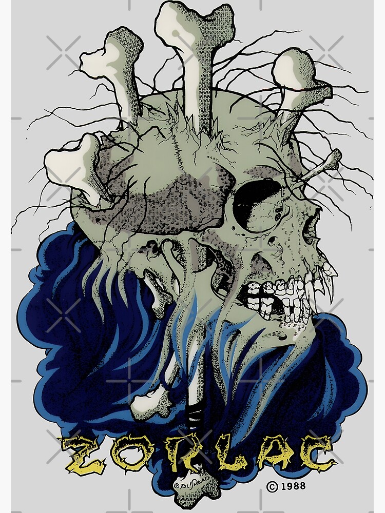 Pushead Skul 'n' Bones Skull | Poster