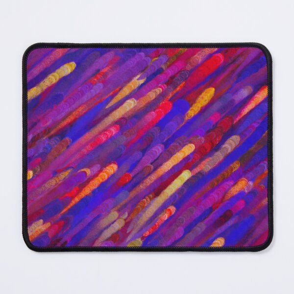 Item preview, Warm Fuzzies - Bright Bold fuzzy streaks of color fly across the canvas designed and sold by Suziness Designs.