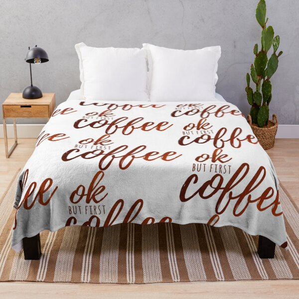 Item preview, OK, But First COFFEE (colorful) #trending #stickers #coffee designed and sold by cadinera.