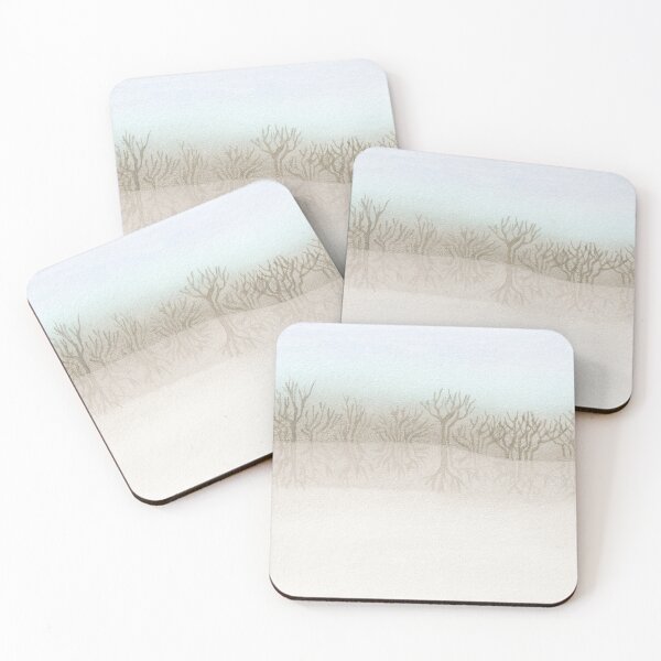 Item preview, Blue sky, brown trees and lake designed and sold by IrinaIkar.