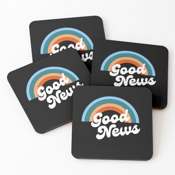 Item preview, Good News Retro Typography designed and sold by Jalib.