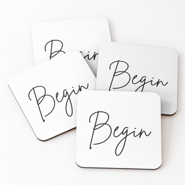 Item preview, Begin(Motivational Quote) Typography designed and sold by Jalib.