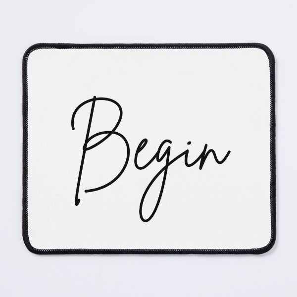 Item preview, Begin(Motivational Quote) Typography designed and sold by Jalib.