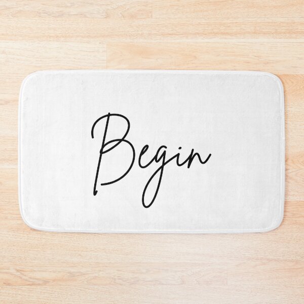 Item preview, Begin(Motivational Quote) Typography designed and sold by Jalib.