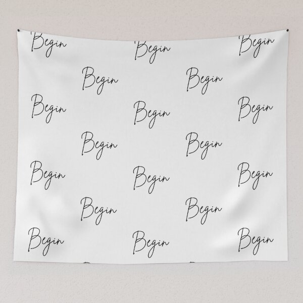 Item preview, Begin(Motivational Quote) Typography designed and sold by Jalib.