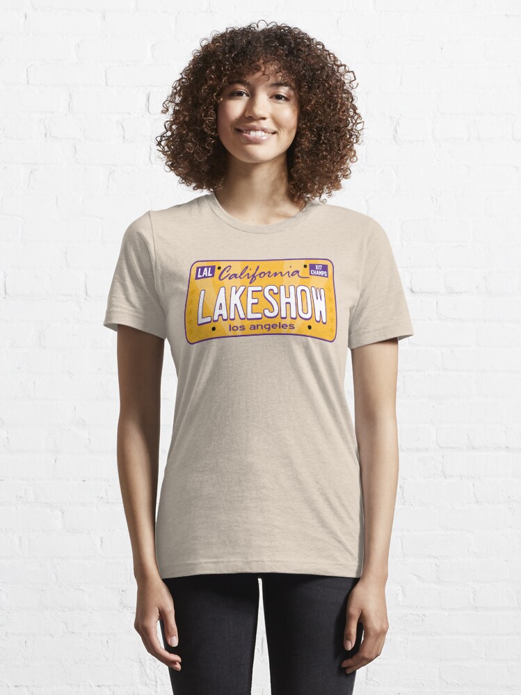 Yellow MAN NBA Los Angeles Lakers Licensed Crew Neck T-Shirt