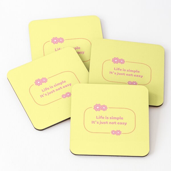 Item preview, Life is simple, It's just not easy(Motivational Quotes) Cute designed and sold by Jalib.