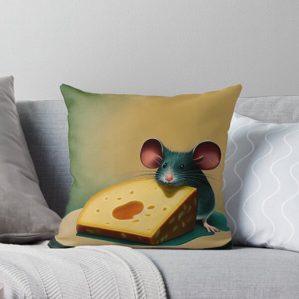 Item preview, Cute Mouse Eating Cheese designed and sold by DirtyBirdLad.