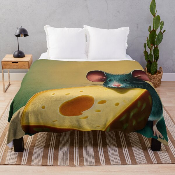 Item preview, Cute Mouse Eating Cheese designed and sold by DirtyBirdLad.