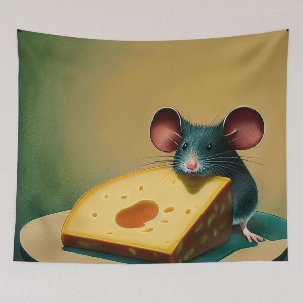 Item preview, Cute Mouse Eating Cheese designed and sold by DirtyBirdLad.
