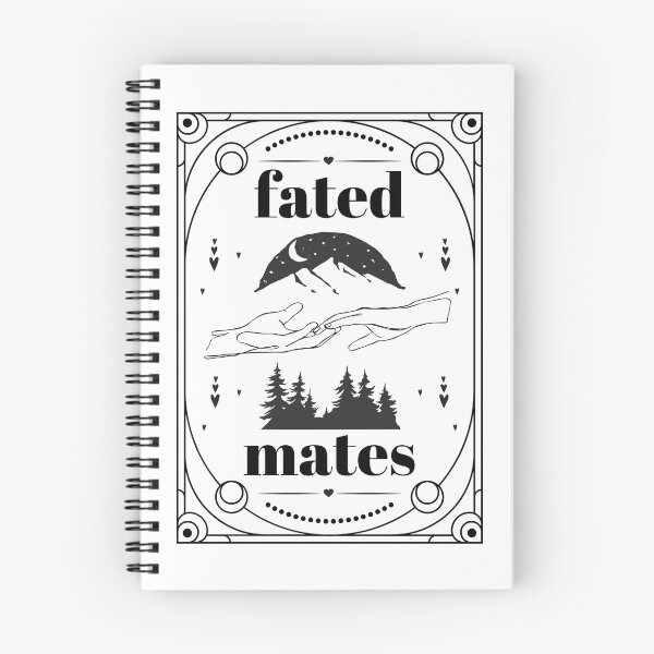 Item preview, Fated Mates - Book Tropes - Bookish - Tarot Card - Full Black designed and sold by StickEmUpp.