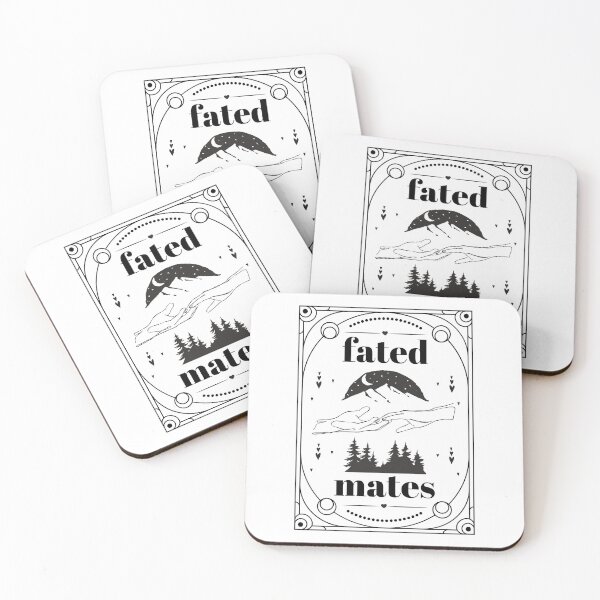 Item preview, Fated Mates - Book Tropes - Bookish - Tarot Card - Full Black designed and sold by StickEmUpp.