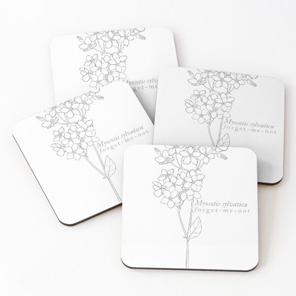 Item preview, forget me not minimalist design designed and sold by cottagecorococo.