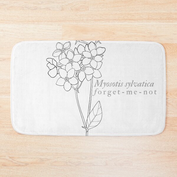 Item preview, forget me not minimalist design designed and sold by cottagecorococo.