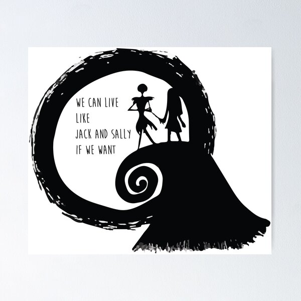Item preview, LIVE LIKE JACK AND SALLY designed and sold by Zntnow.