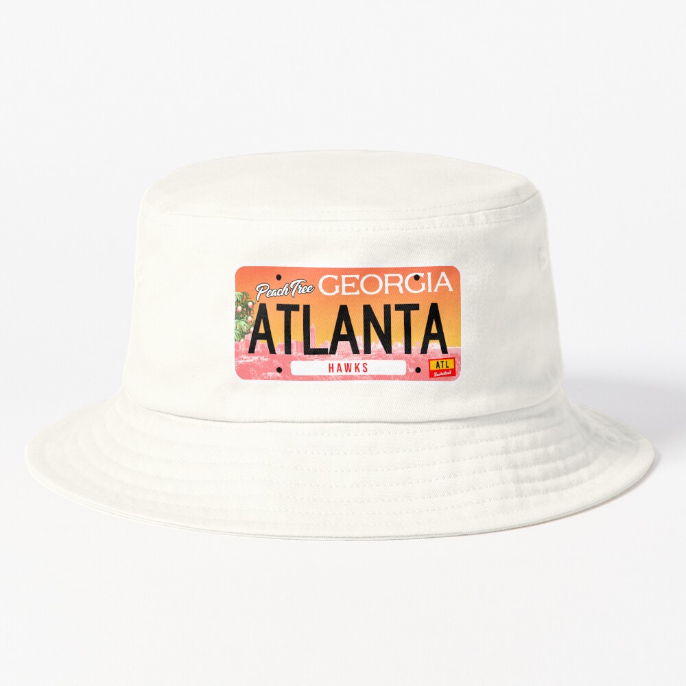 ATLANTA - Atlanta Hawks Nickname - Georgia License Plate Bucket Hat for  Sale by sportsign
